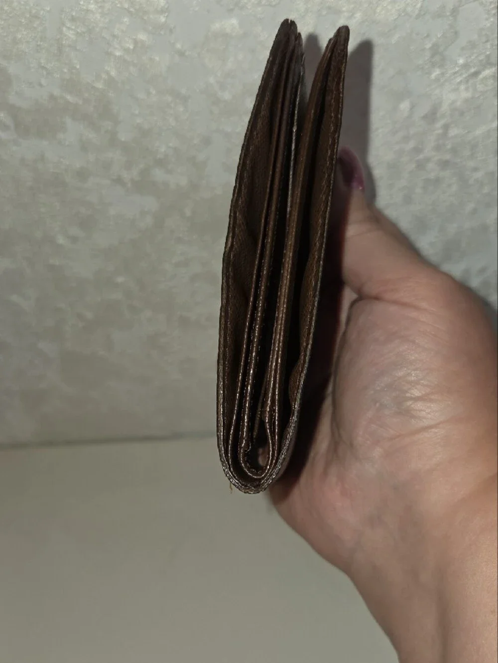 Louis Vuitton Brown Damier Canvas Bi-Fold Wallet